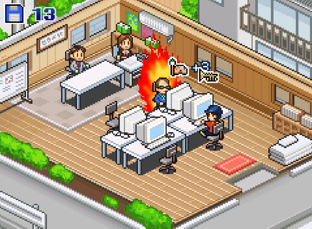 Пиксельные игры про офис