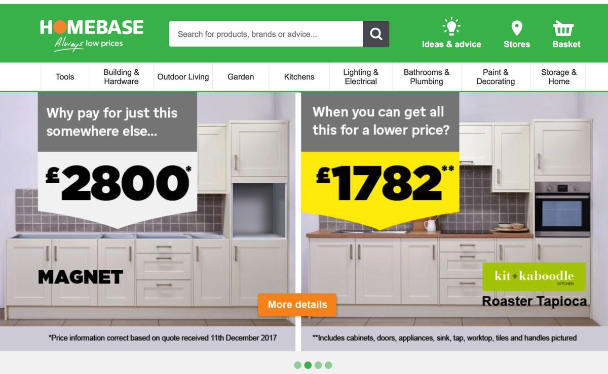 Insight Diy On Twitter Homebase Commence A Brutal Kitchen Price