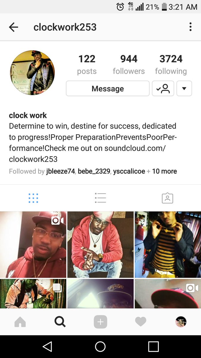 clockwork253's tweet image. #Follow me on @instagram !! And Check me out on @SoundCloud at soundcloud.com/clockwork253