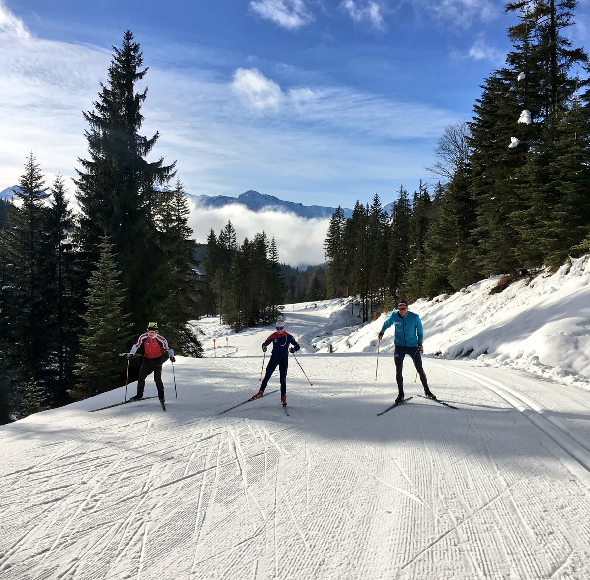 Some interval sessions, some easy skis, and a lot of good times here in Seefeld🎄❄️ somewhere between Christmas break and training camp