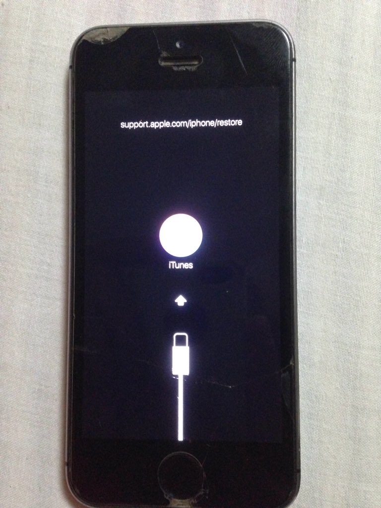 nidleline's tweet photo. #RIP #IP5s @AppleSupport @Apple please help... I update my #ip5s to ios 11.2.1,stucked at 80%.Tried few times to restore but still cant 😭😭😭 https://t.co/xnAkWJfC46