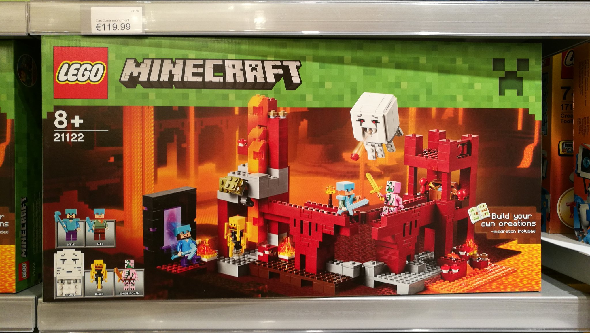 minecraft lego underwater temple