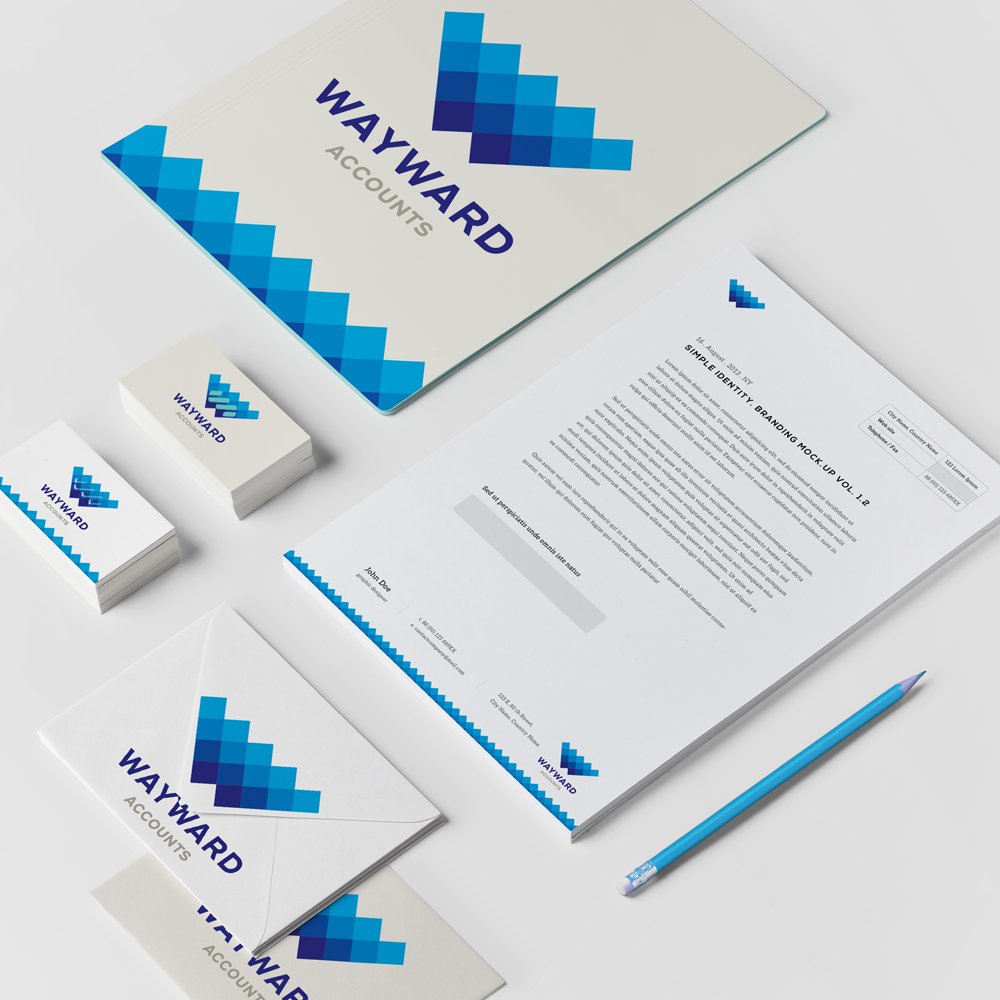 Conceptstore's tweet photo. New Branding for WayWard Accounts - #Branding #StockLogo #PremadeLogo #ExclusiveLogo #AccountsLogo #FinanceLogo #LogoDesign #BrandIdentityDesign #BrandDesign #IdentityDesign https://t.co/gpxDQDxwRA