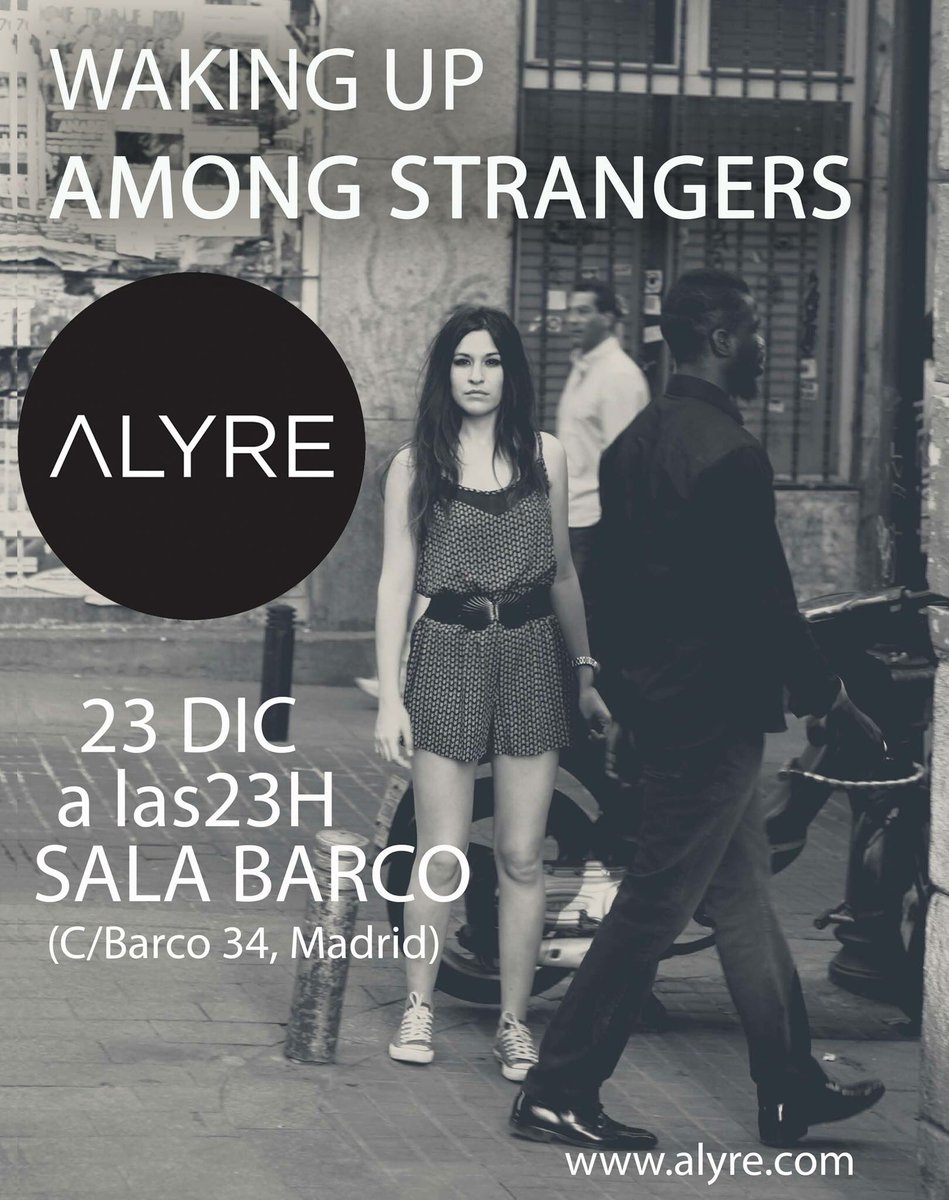 AlyreOfficial's tweet photo. Llegó el día!#WakingUpAmongStrangers #EstaNoche #SalaBarco #LiveMusic https://t.co/yxiC8fW6Oq