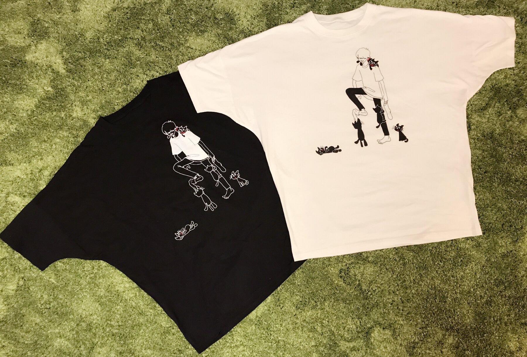 キヨ キヨ猫 LEVEL.4 Tシャツ シャツ 黒 | fdesign.ae