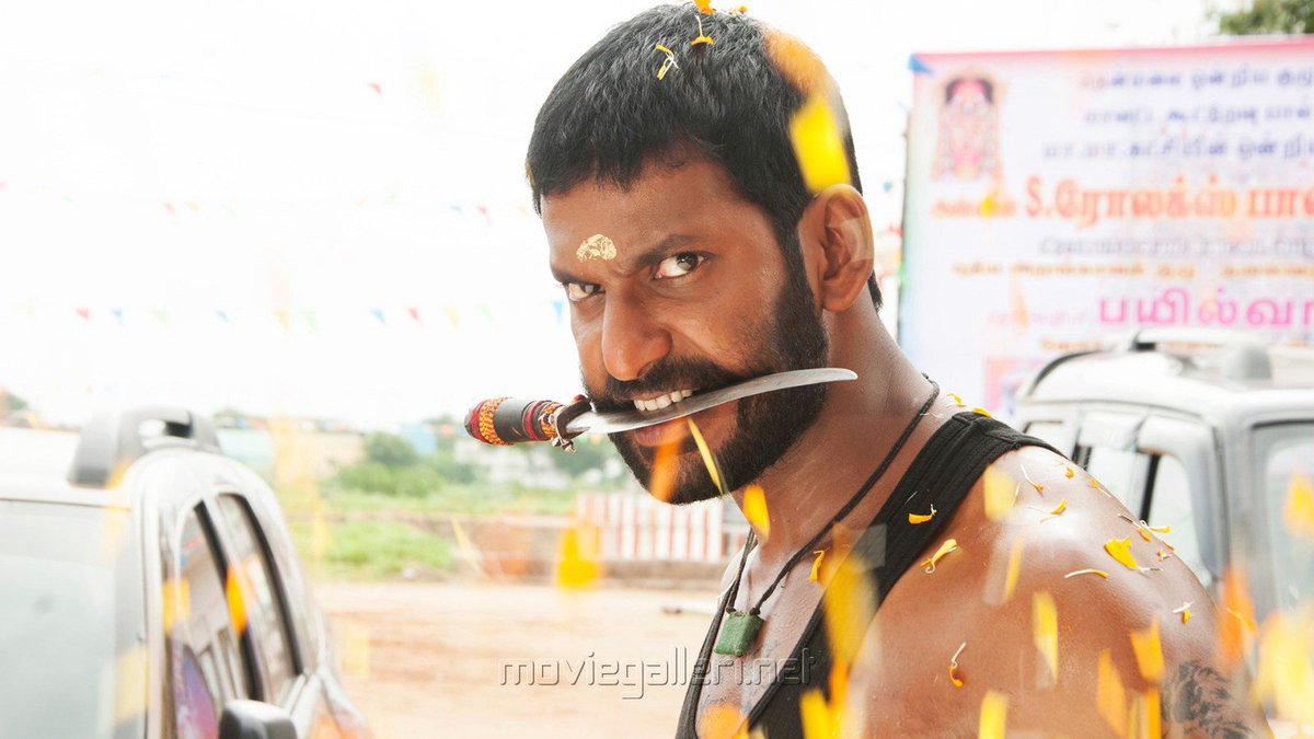 krishnacomplex's tweet photo. #Vishal’s Rural Entertainer #Marudhu with #Muttaiah is at the eighth spot
@VishalKOfficial @i_Sri_Divya @immancomposer @sooriofficial @studio9_suresh 
#KrishnaComplexTop10 #Top10_2016 https://t.co/pduEbJc7Wj