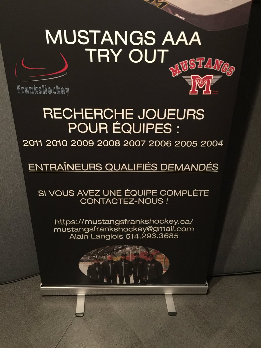 SLMustangs's tweet image. Try out GRATUIT pour 2012-2011
27 Décembre 10:00@11:00 Arena de Lachenaie