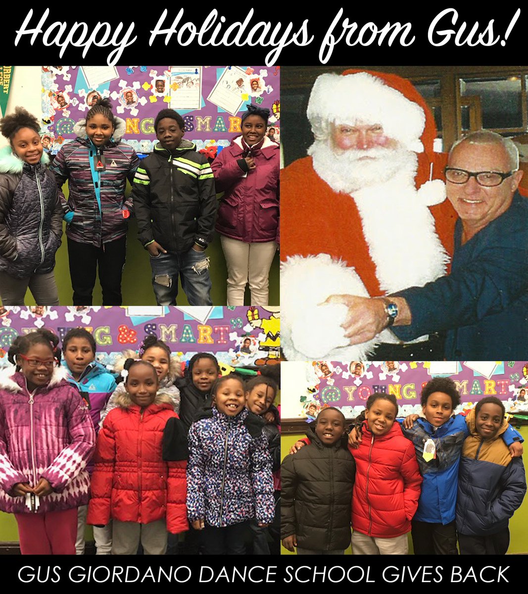 GGDS Dancers reached their goal of giving every student at Libby Elementary a brand new coat for the holidays! Over 300 new winter coats for students age 5 to 13. #gusgivesback #guslegacy