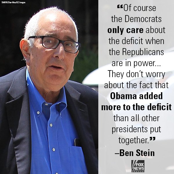FoxNews's tweet photo. Ben Stein slammed @TheDemocrats' opposition to @POTUS and the @GOP Congress's tax reform bill. https://t.co/XDHjjgCdhW https://t.co/c1TOBf8HBx