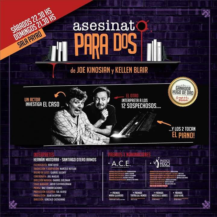 EL SÁBADO 6 DE ENERO DE 2018, ESTRENAMOS ESTA OBRA MARAVILLOSA EN LA SALA PAYRÓ DEL TEATRO AUDITORIUM DE MAR DEL PLATA. ESTAMOS FELICES! GRACIAS

<a href="/HernanMatorra/">Hernán Matorra</a> <a href="/Santioteroramos/">Santiago otero ramos</a> <a href="/JuanIacoponi/">Juan Iacoponi</a>  <a href="/solcitobloise/">Solci ⭐️⭐️⭐️ 🇦🇷</a>  <a href="/BMZComunica/">BMZ Comunicaciones</a> <a href="/ArielZappone/">Ariel Zappone </a> @gabygoldman74 <a href="/joliceadance/">joli maglio</a> <a href="/Marce_Kotliar/">Marce Kotliar</a>