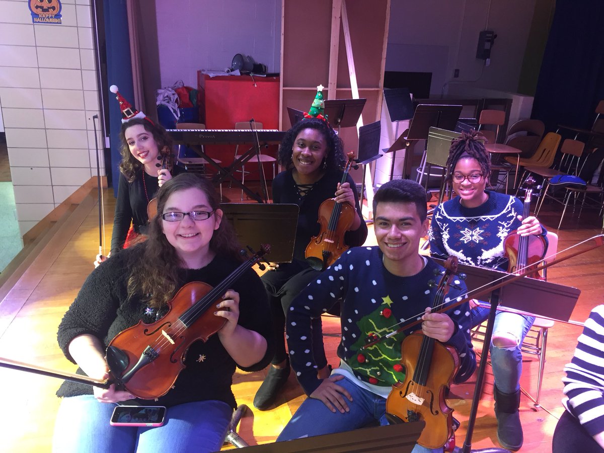 I am so grateful that I get to teach these wonderful people! Happy holidays from Symphonic Orchestra !!