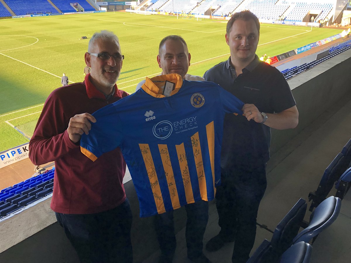 Merry Christmas everyone at the meadow to watch shrewsbury town @shrewsweb