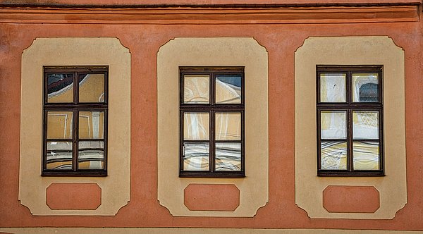 slitoff's tweet photo. New artwork for sale! - "Telc Window Reflections - Czechia" - https://t.co/jL2fYPeQZg @fineartamerica https://t.co/wMJZjhiB9M