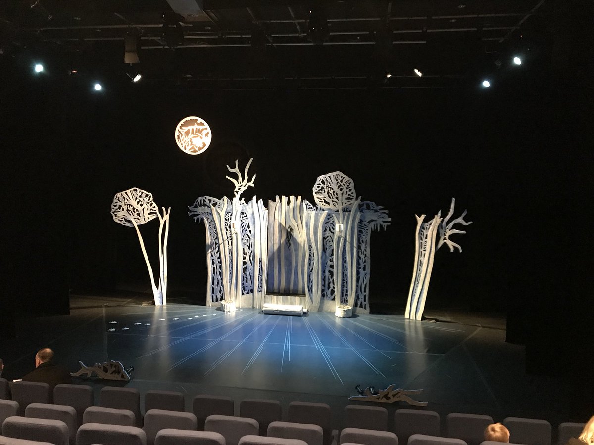 momma_mack_'s tweet photo. The shows about to start ... @brumhippodrome @brumbloggers #thesnowdragon #brumblogmas https://t.co/vwBuQJuh9G