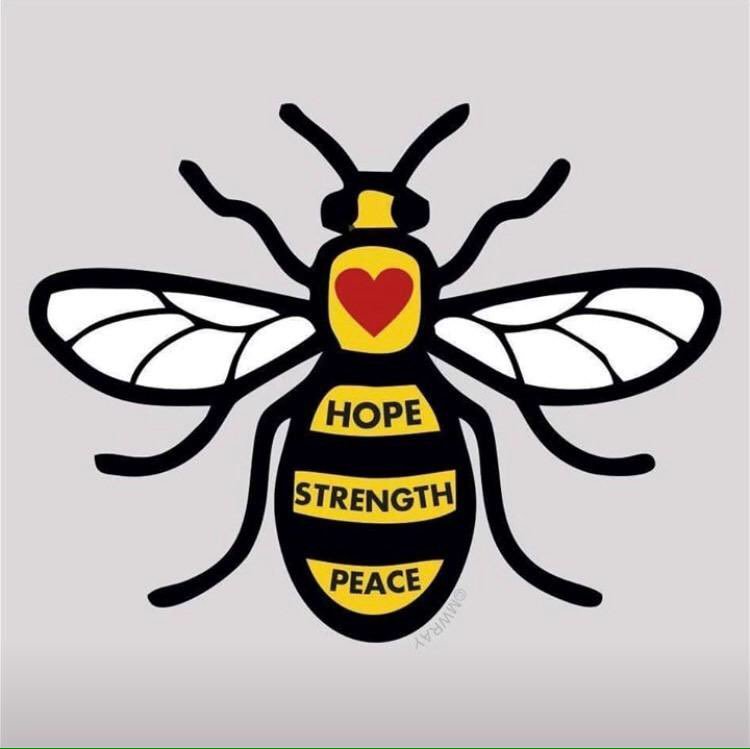 Manchester_Bees's tweet photo. Hope.Strength.Peace. #Manchester #ManchesterBee #Bee #WorkersBee #MCRChristmas #MCRBee #BEE #Hope #Strength #Peace #Love https://t.co/IVY0scLrlJ