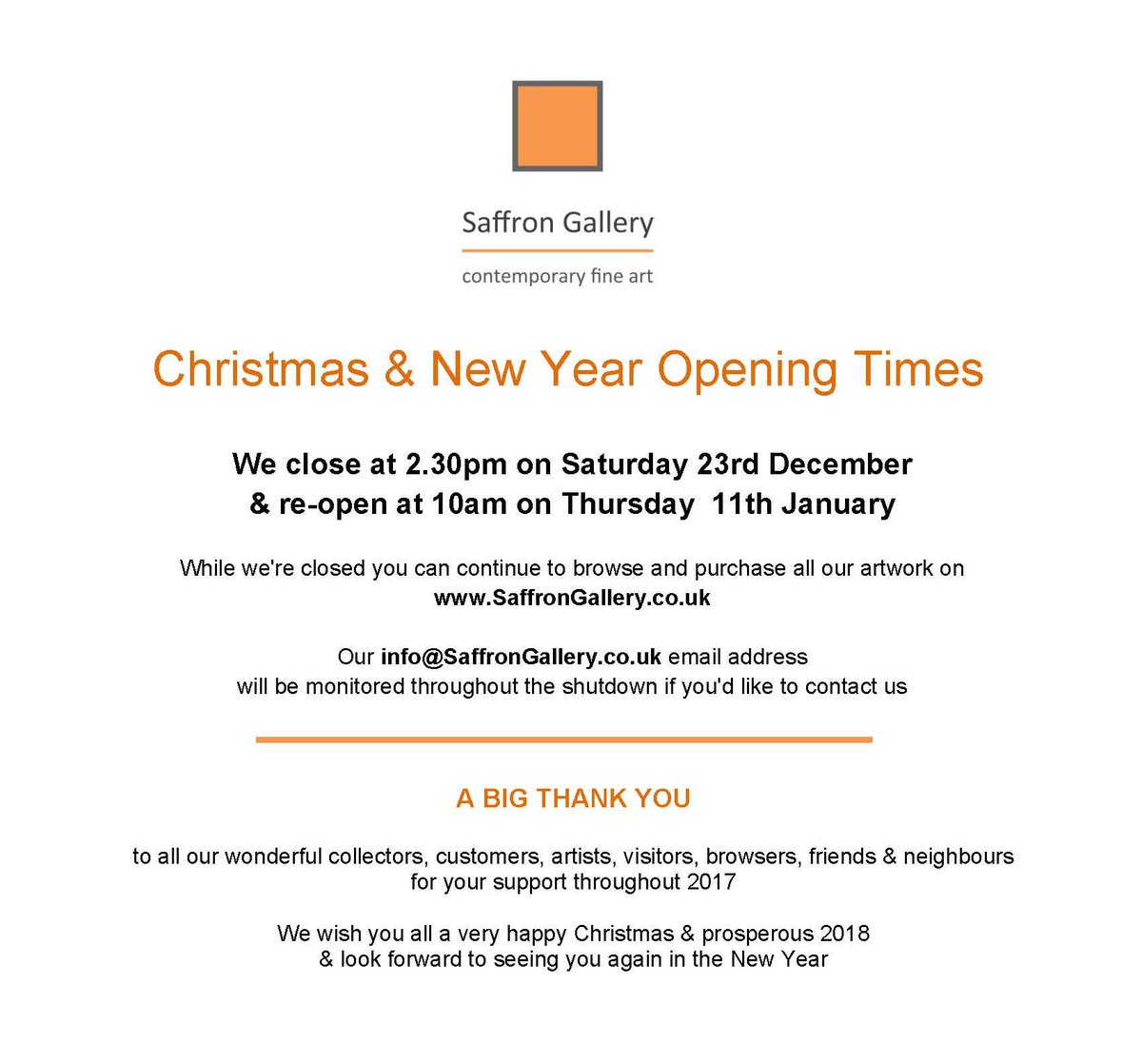 Christmas &amp; near opening times...   HO HO HO!!!