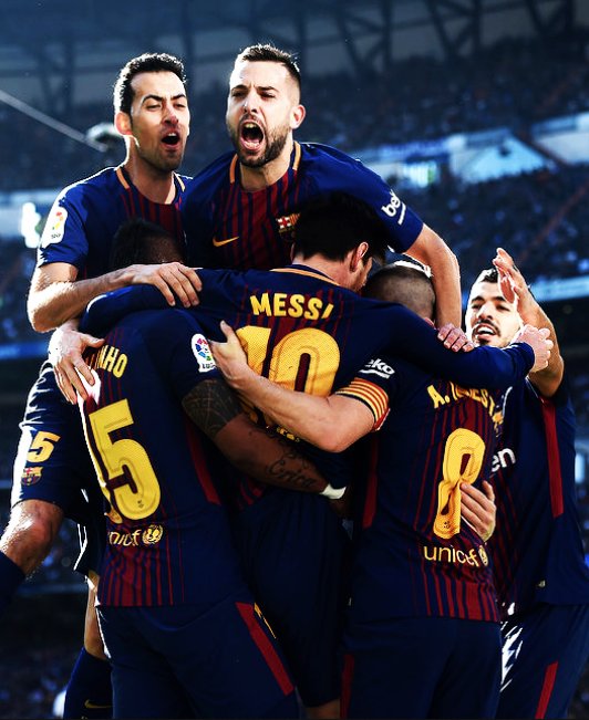 InvictosSomos's tweet photo. FC Barcelona en la presente Liga de España:

➔ LÍDERES.
➔ INVICTOS.
➔ 45 de 51 puntos.
➔ Mejor ofensiva (45 goles).
➔ Mejor defensiva (7 goles).
➔ Líder goleador: Lionel Messi (15).
➔ Mediocampista con más goles: Paulinho (6).

HISTORIA BLAUGRANA. https://t.co/WrPpEkJNAn
