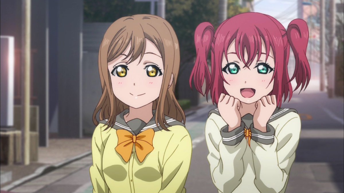 あわぽん Twitter પર ラブライブサンシャイン1期の12話 では善子 ヨハネ から花丸 ルビィへの感謝だったけど 2期12話では花丸 ルビィから善子への感謝でしたね W 1年生尊いわ Lovelive Sunshine Lovelive
