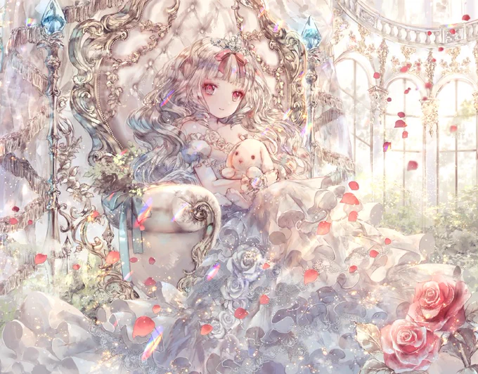 葉月ゆらさんの新作CD「Black Princess」と「White Princess」のジャケットを描かせていただきました!白ゴスと黒ゴスで対になっています。よろしくお願いいたします!?✨
特設サイト
◾https://t.co/88dBNmhpo9  
◽https://t.co/OXRdP2Iob1 