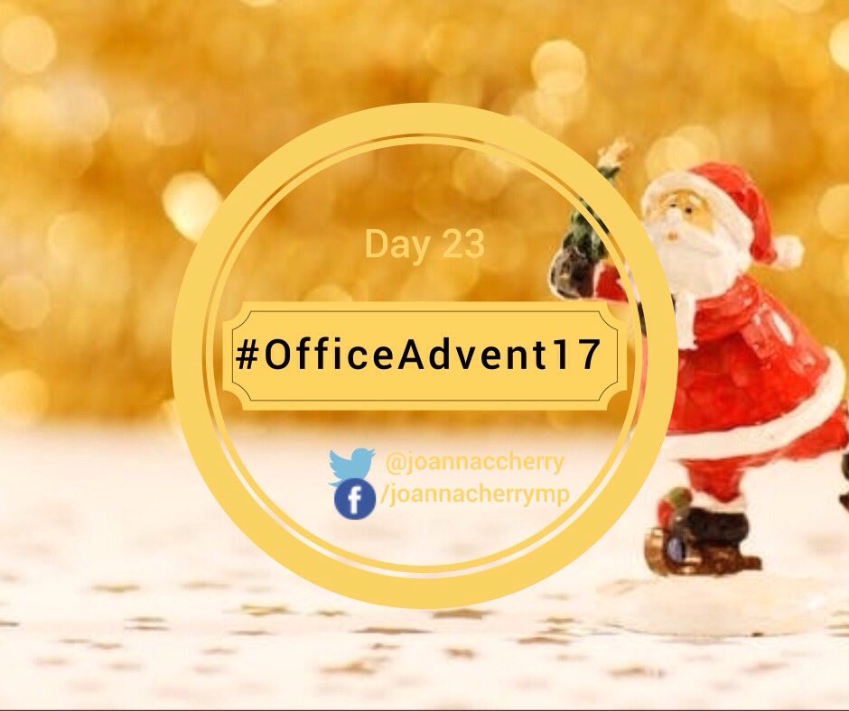 joannaccherry's tweet photo. #OfficeAdvent17 Day 23 – Happy Christmas from #TeamEdinSW! Support @CrisisScotland this Christmas. https://t.co/liG3UwgURS