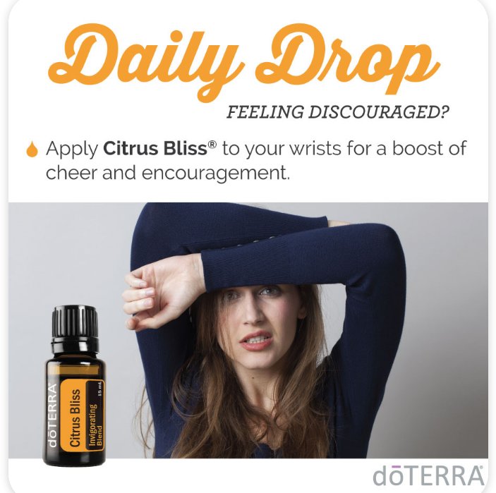 OddlyMyOil's tweet photo. Feeling Discouraged as the fast paced world zooms by this holiday season?  Perk up some inner divine cheer by applying Cirtus Bliss for a boost to keep you going strong and prosperous!  #DailyDrop #CitrusBliss #Discouraged #essentiaoils https://t.co/yNIs13uKXm