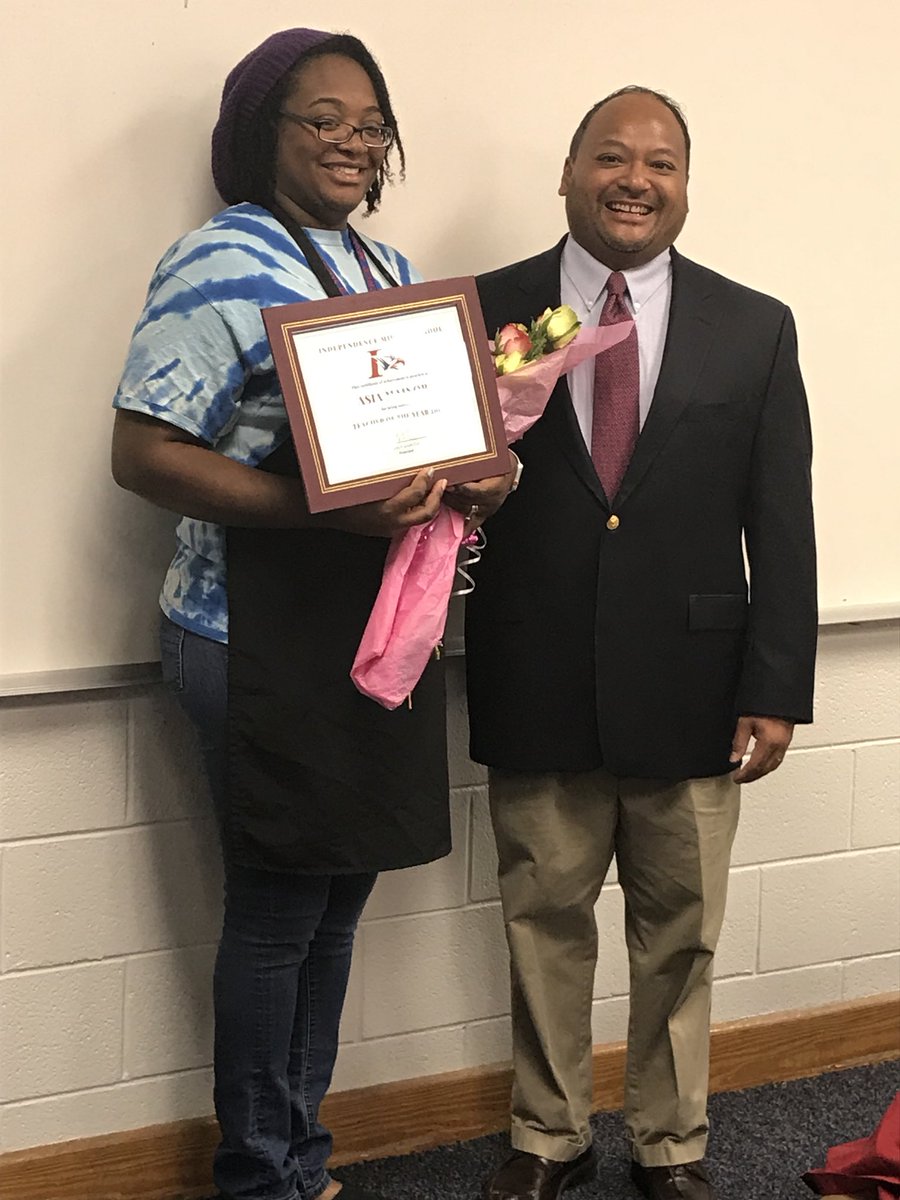 CManugo's tweet photo. Congratulations Asia Mainor IMS 2019 Teacher of the Year! She cares so much about the well-being of her students!! #IMAmazing #IMSProud https://t.co/v3lOHCEeZj