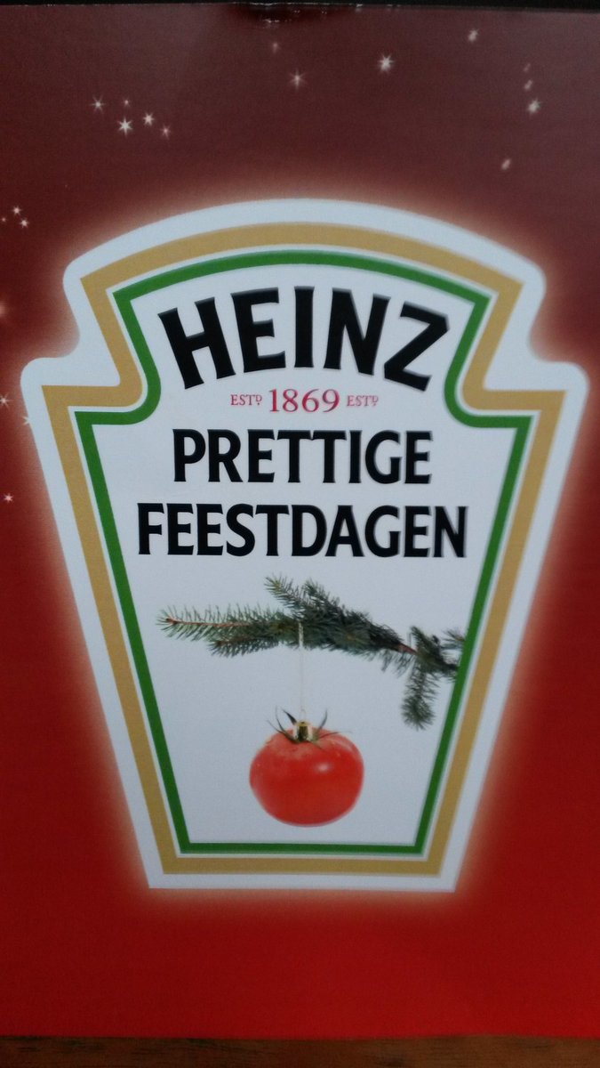 De KraftHeinz buitendienst wenst u hele fijne feestdagen!