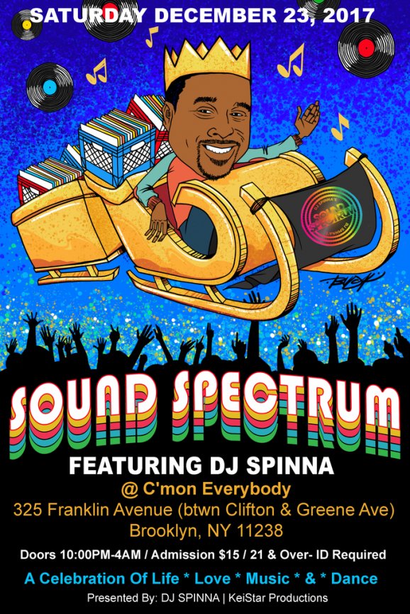 fusicology's tweet photo. Tonight Brooklyn #NYC #SoundSpectrum featuring DJ Spinna @cmoneverybodybk https://t.co/fnV5ZzNYhp #DjSpinna #CmonEverybody @djspinna https://t.co/qtk0IrB6Mr
