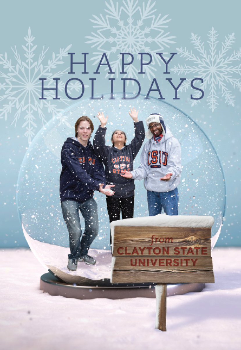 ClaytonState's tweet photo. Happy Holidays Lakers! Enjoy Winter break! https://t.co/wbzlWGGy07