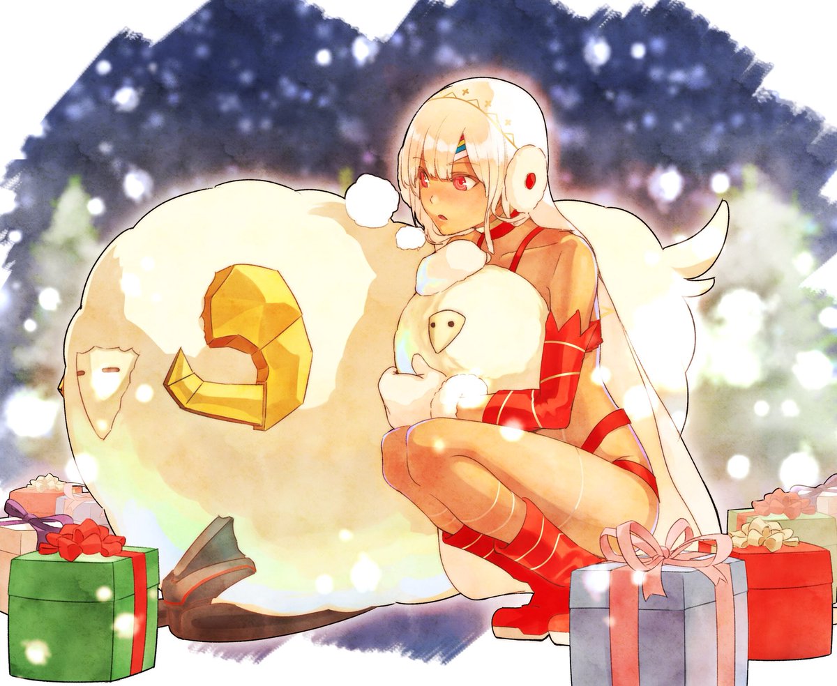 アルテラ 「アルテラサンタ
寒そう
#FGO 」|赤ミソのイラスト