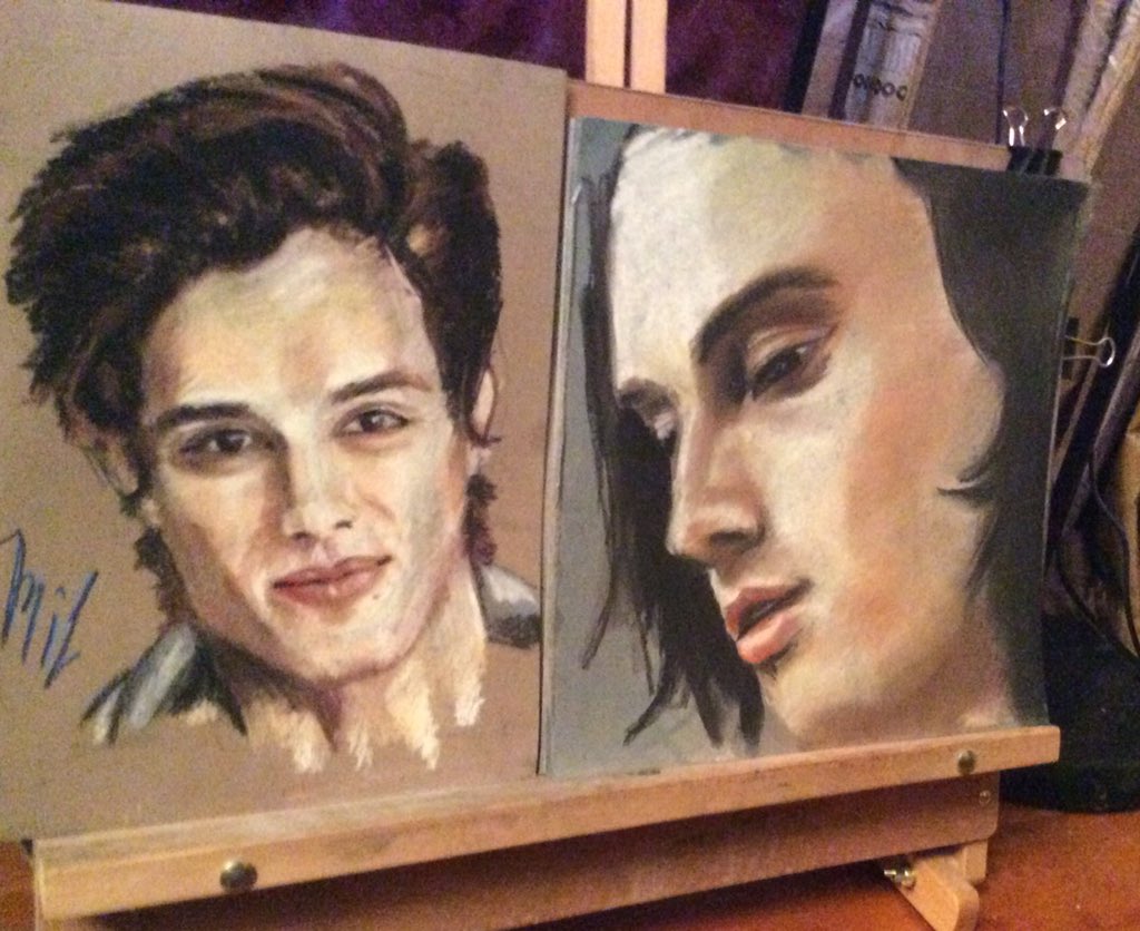 MaAnTll's tweet photo. I love this couple) 😎, then they as #LukasWaldenbeck ( #JamesPaxton ) and #PhilipShea ( #TylerYoung )🤘🏻
<#drawing> a soft pastel #portraitOfCelebrities
#Eyewitness #softPastels
#portrait #celebrity https://t.co/4gu2RxQ0Ke