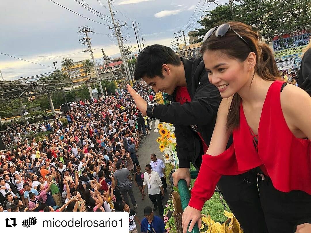 mclisseglobal's tweet photo. @hashtag_mccoydl @ElisseJoson 
Sobrang saya lang makita kayo,na kasama yung ibang artists sa  #AngPandayMMFFParade https://t.co/jz3MySwzPc
