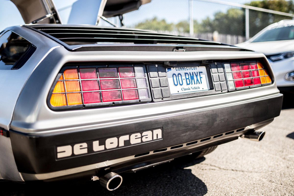 CollectorCarCo's tweet photo. Are you telling me that you built a time machine...out of a DeLorean? #DeLorean #BackToTheFuture #CollectorCarLive https://t.co/HYlKCG6H7l