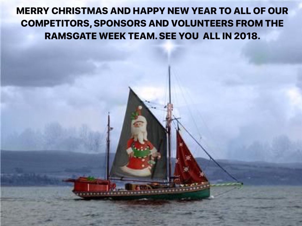 Ramsgate Week (@ramsgateweek) on Twitter photo A merry Christmas and Peaceful New Year to all of our sponsors, competitors and volunteers. New diary for #Christmas? Don’t forget to put next Ramsgate Week dates into it. 22-27th July 2018. <a href="/Icom_UK/">icom_uk</a> <a href="/ShepherdNeame/">Shepherd Neame</a> <a href="/MilesandBarr/">Miles & Barr</a> <a href="/rookandsons/">rookandsons</a> <a href="/rivetdistillery/">Stephen Russell</a> <a href="/WesterhallRumUK/">Westerhall Rum</a> A merry Christmas and Peaceful New Year to all of our sponsors, competitors and volunteers. New diary for #Christmas? Don’t forget to put next Ramsgate Week dates into it. 22-27th July 2018. <a href="/Icom_UK/">icom_uk</a> <a href="/ShepherdNeame/">Shepherd Neame</a> <a href="/MilesandBarr/">Miles & Barr</a> <a href="/rookandsons/">rookandsons</a> <a href="/rivetdistillery/">Stephen Russell</a> <a href="/WesterhallRumUK/">Westerhall Rum</a>