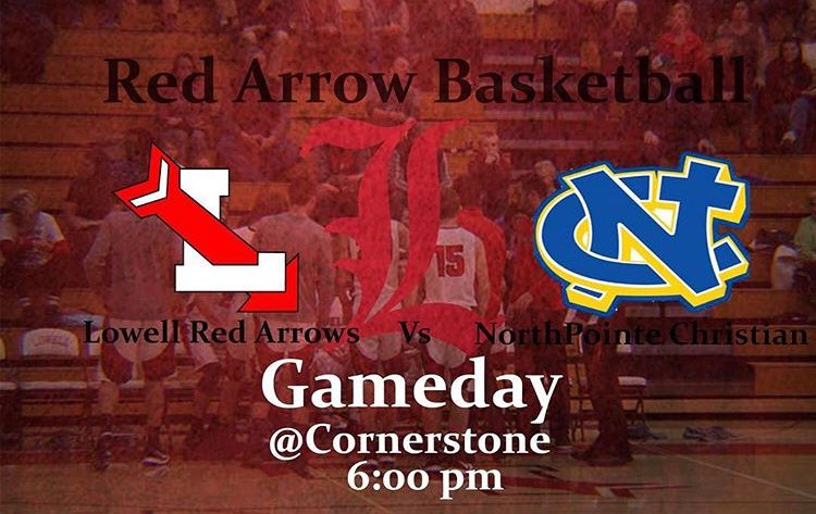 redarrowbball's tweet photo. Gameday. Off to Cornerstone at 6:00 to play NorthPointe Christian. https://t.co/T0leTZIWt8