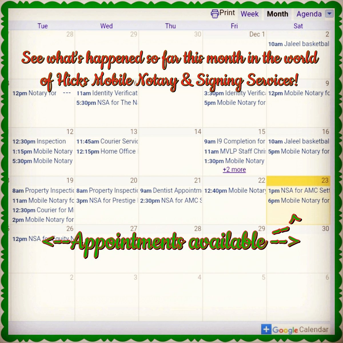 HicksNotaryVPS's tweet image. Appointments available! Call @HicksMobiNotary 601.291.4807 #getnotarized #notarypublic #mobilenotary #metroJacksonMS