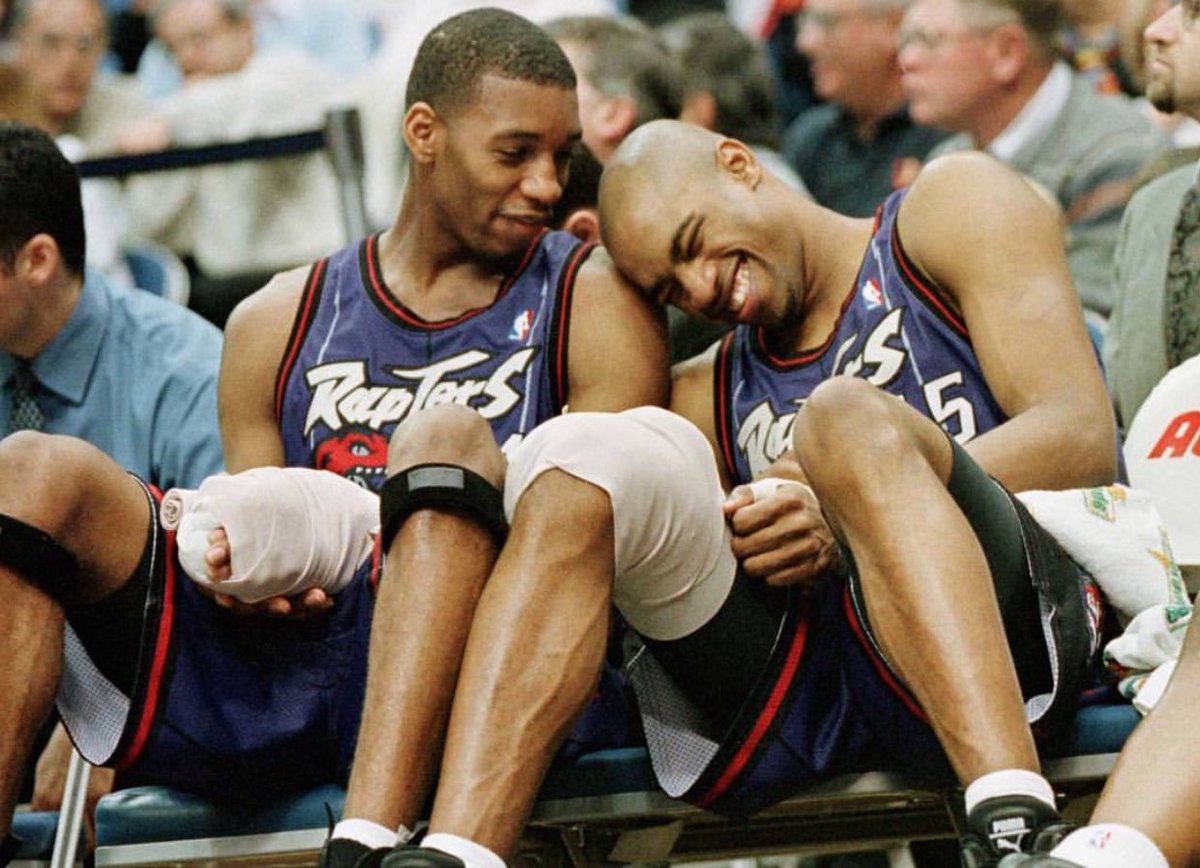 Tracy McGrady discovered he is Vince Carter's cousin at a family reunion 😄  #shorts 