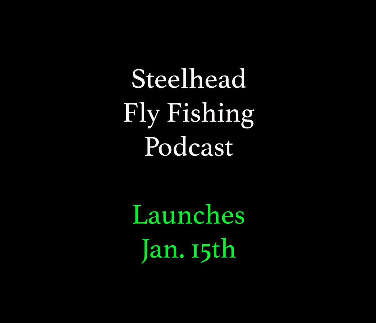 A Steelhead Podcast Launches

wetflyswing.com/fly-fishing-po…

#steelhead #flyfishing #treycombs