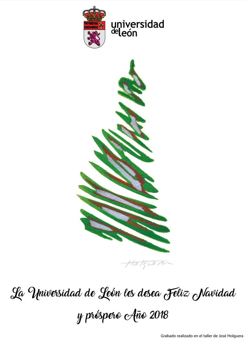 La Universidad de León les desean Feliz Navidad y Próspero año 2018.
#Navidad #Unileon #Leonesp