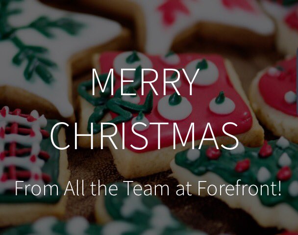ForefrontUK's tweet photo. Our offices are now closed until 2nd January 2018. Email studio@forefrontdigital.co.uk with any urgent enquiries. #HappyChristmas &amp; #NewYear! https://t.co/gIooSi8gkn