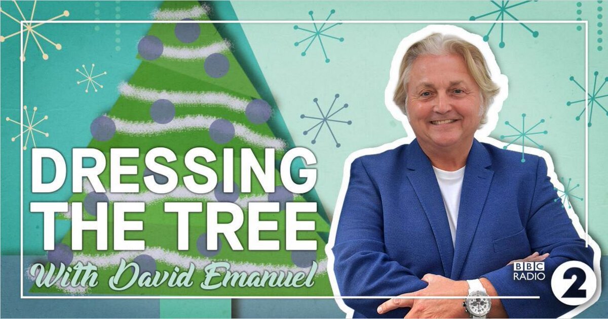 malprin's tweet photo. Hope you can join @David_Emanuel on Christmas Eve for a very festive show
With special guests and a truly seasonal playlist!
It’s a lovely Christmas programme, Yule love it
#DressingTheTree 5pm @BBCRadio2 🎄🎄🎄 https://t.co/WxOkI0IoxJ