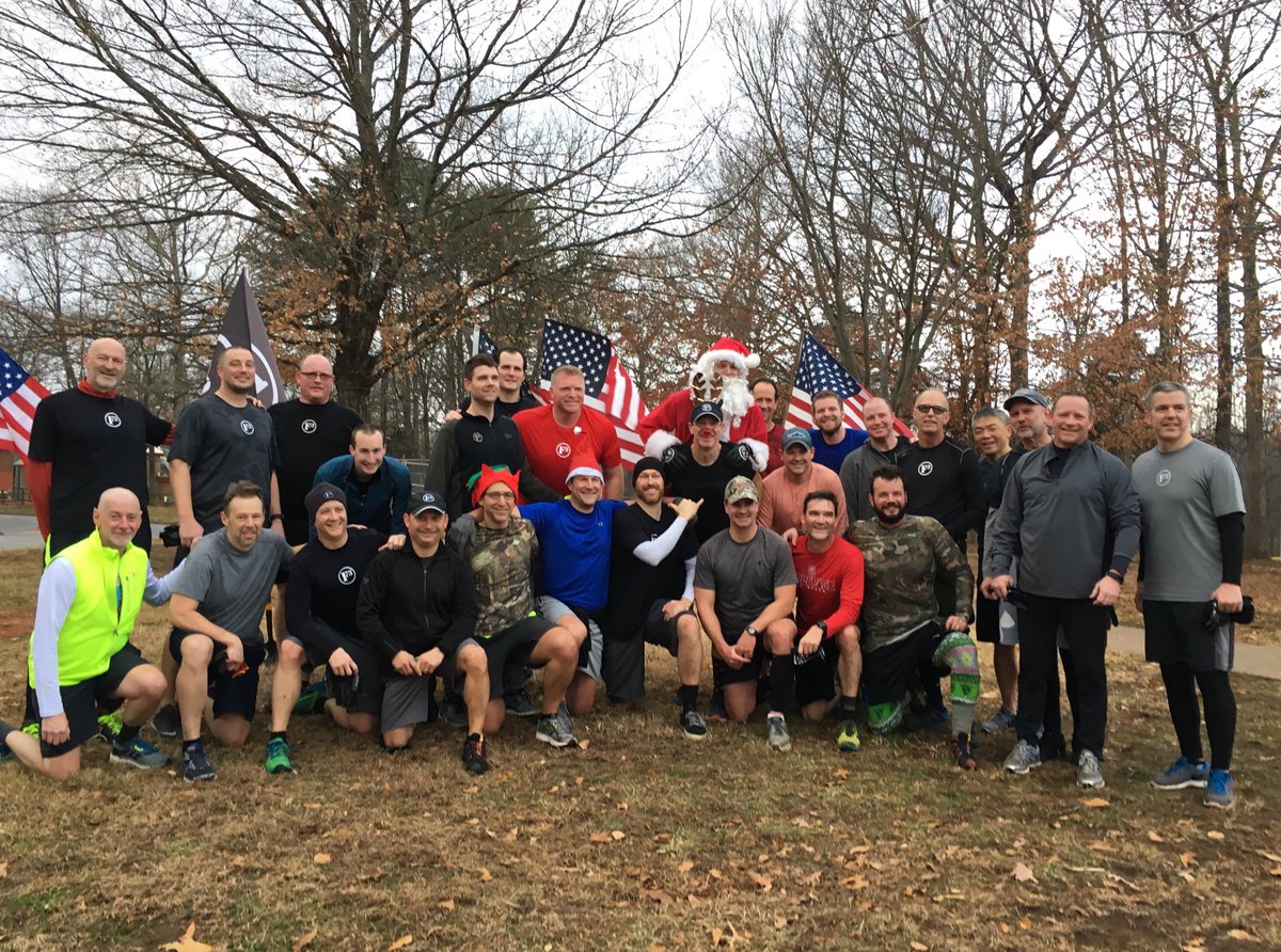 Santa visiting Cornwallis Nightmare this morning