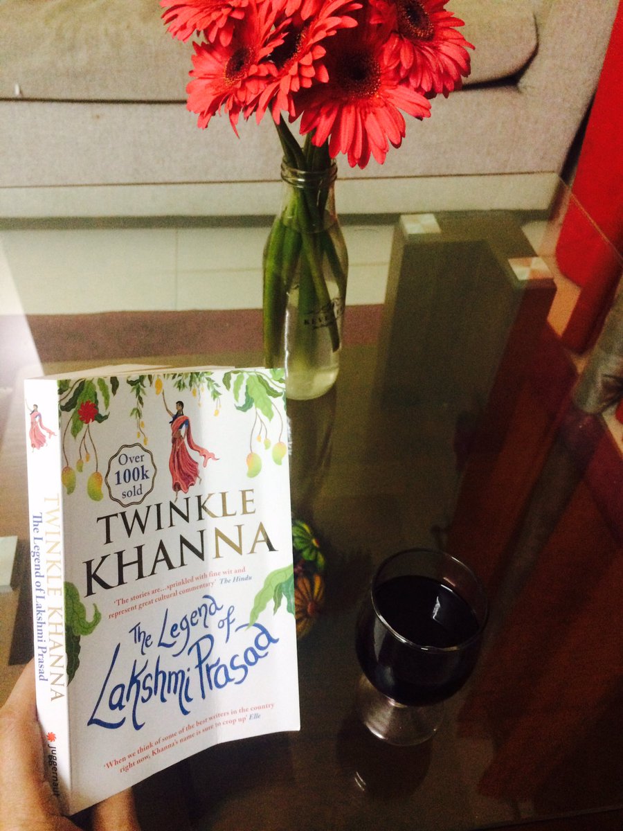 Perfect night! A great book accompanied by a glass of wine 🍷 
#Mrsfunnybones #howispentmysaturday #thelegendoflaxmiprasad #noniappa #inspiringcollection #humour #reallifestories #feeshwriting