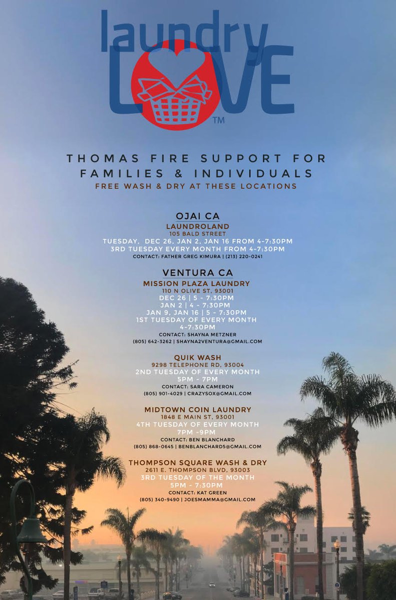 LaundryLoveVent's tweet image. Here's our emergency service schedule for the next 3 weeks. Also not listed is Thompson Square location (2611 E. Thompson Blvd) which will run the next 3 Fridays from 8AM to Noon. If you know anyone who can use some free laundry or want to help please join us!