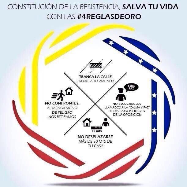 SePidePensar's tweet photo. #SosVenezuela Cuando realmente quieran rescatar nuestro país aquí las #4Reglas
#GUARIMBASHastaDERROCAR https://t.co/Bhre7LURxa