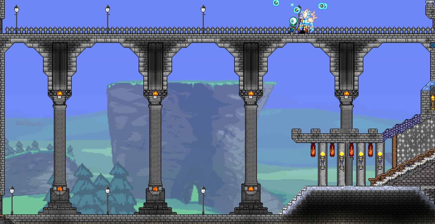 Terraria колонны