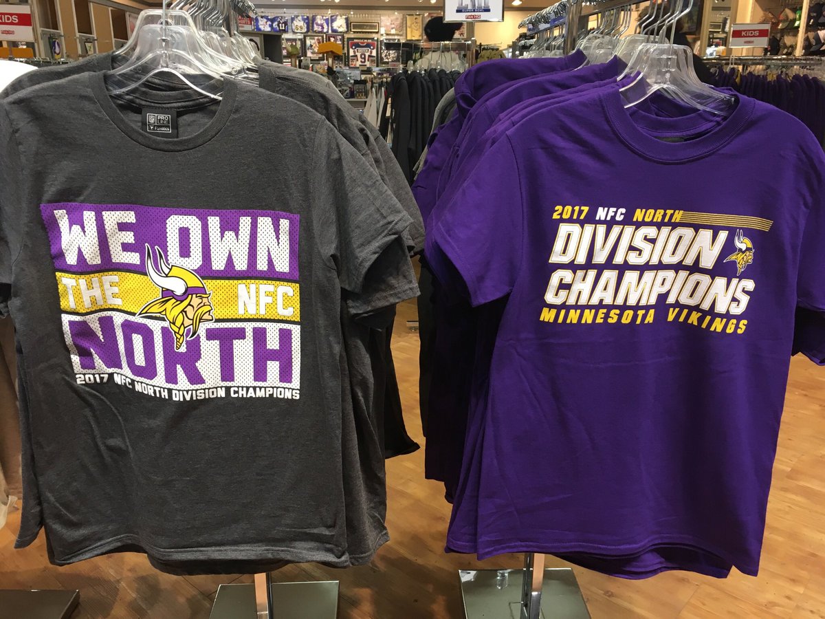 vikings nfc north champions shirt