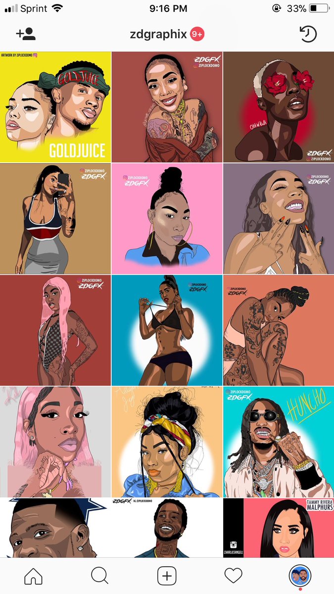ZiplockDomo's tweet image. I design animated portraits. A simple RT could help me get my next customer 💪🏽