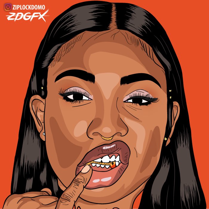 ZiplockDomo's tweet image. I design animated portraits. A simple RT could help me get my next customer 💪🏽