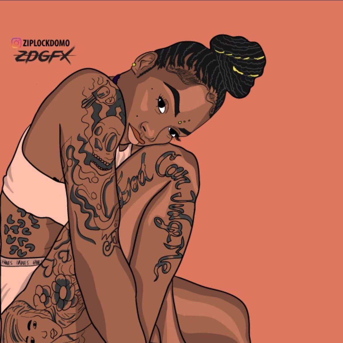 ZiplockDomo's tweet image. I design animated portraits. A simple RT could help me get my next customer 💪🏽